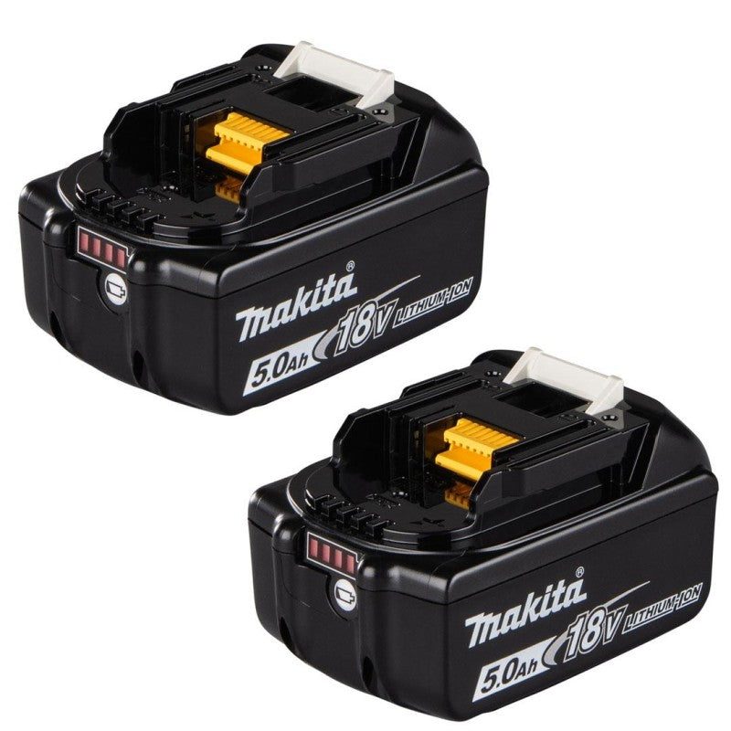 Makita DDF489RTJ + 2 Akkus (18V / 5,0 Ah) + Ladegerät im MAKPAC