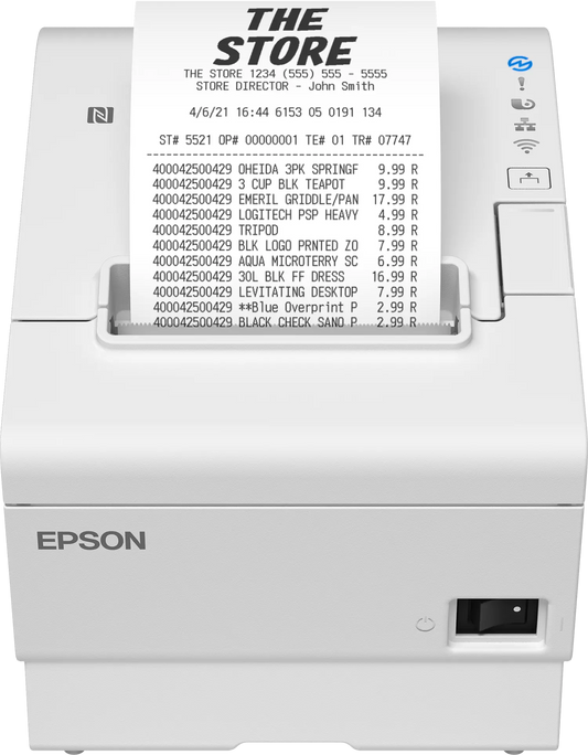 Epson Thermopapier Bondrucker TM-T88VII, C31CJ57112, USB und LAN - NEU
