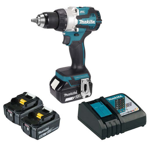 Makita DDF489RTJ + 2 Akkus (18V / 5,0 Ah) + Ladegerät im MAKPAC