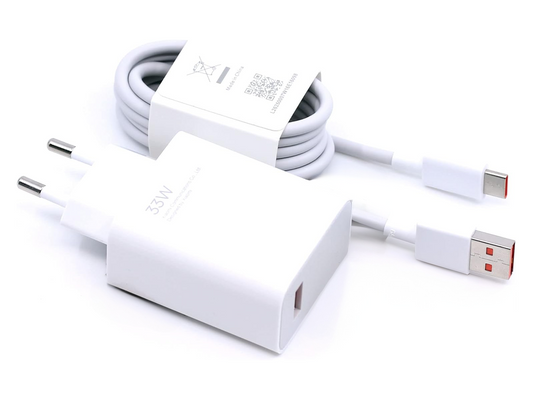 Xiaomi 33W Schnellladegerät inkl. USB-C Ladekabel